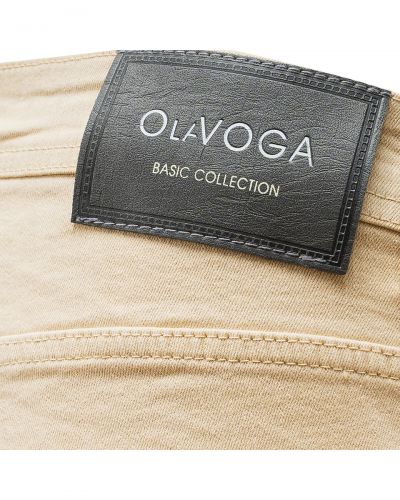 Spodnie męskie OLAVOGA TOLON 2025 ciemny beż - FashionPlace - 5