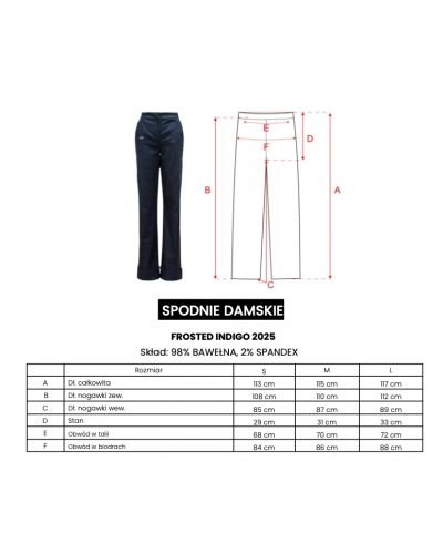 Spodnie damskie OLAVOGA FROSTED INDIGO 2025 jeans - FashionPlace - 8