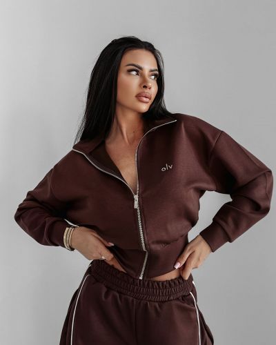 Bluza damska OLAVOGA SILENT STORM 2025 brąz - FashionPlace - 1