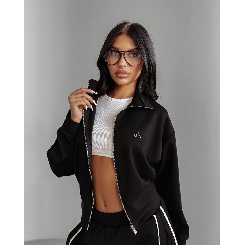 Bluza damska OLAVOGA SILENT STORM 2025 czerń - FashionPlace - 1