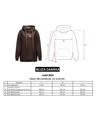 Bluza damska OLAVOGA FLINT 2025 brąz - FashionPlace - 7