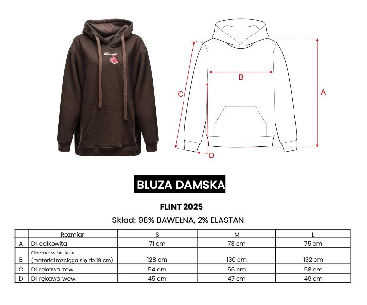 Bluza damska OLAVOGA FLINT 2025 brąz