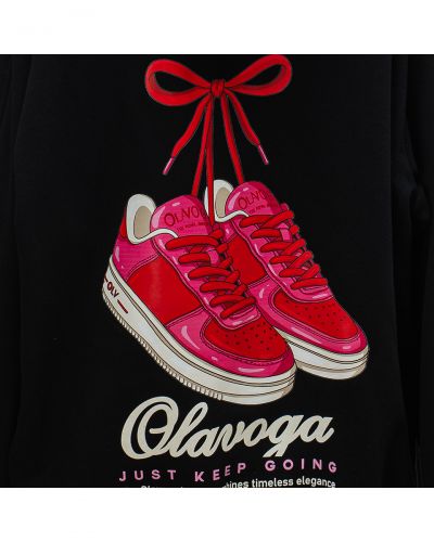 Bluza damska OLAVOGA FLINT 2025 czerń - FashionPlace - 5