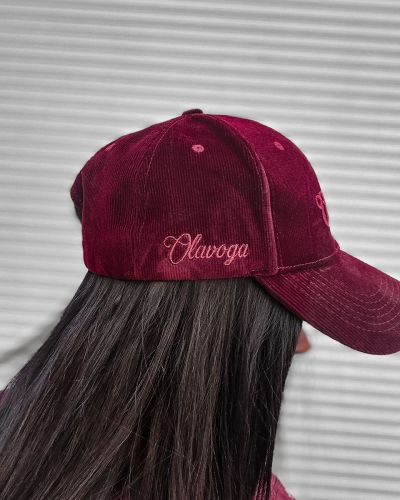 Czapka damska OLAVOGA VIROIC 2025 burgund - FashionPlace - 2