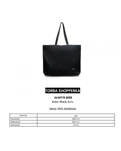 Torba shopperka OLAVOGA OLVETTE 2025 ecru - FashionPlace - 4