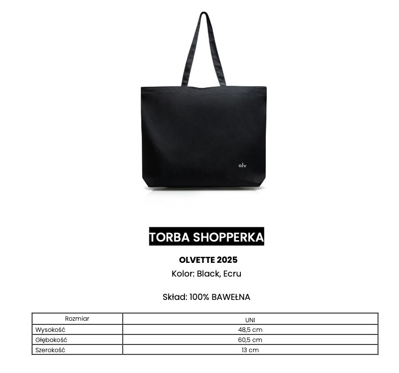 Torba shopperka OLAVOGA OLVETTE 2025 ecru