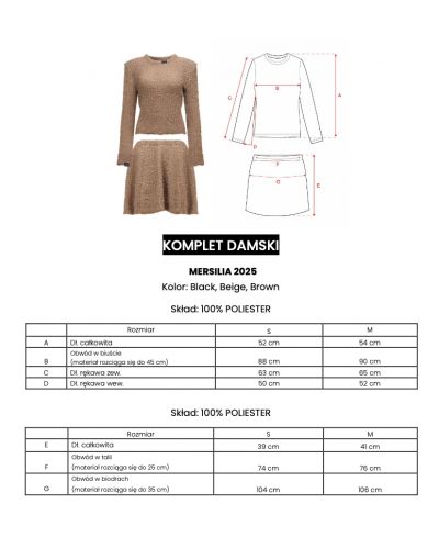 Komplet damski OLAVOGA MERSILIA 2025 beż - FashionPlace - 4
