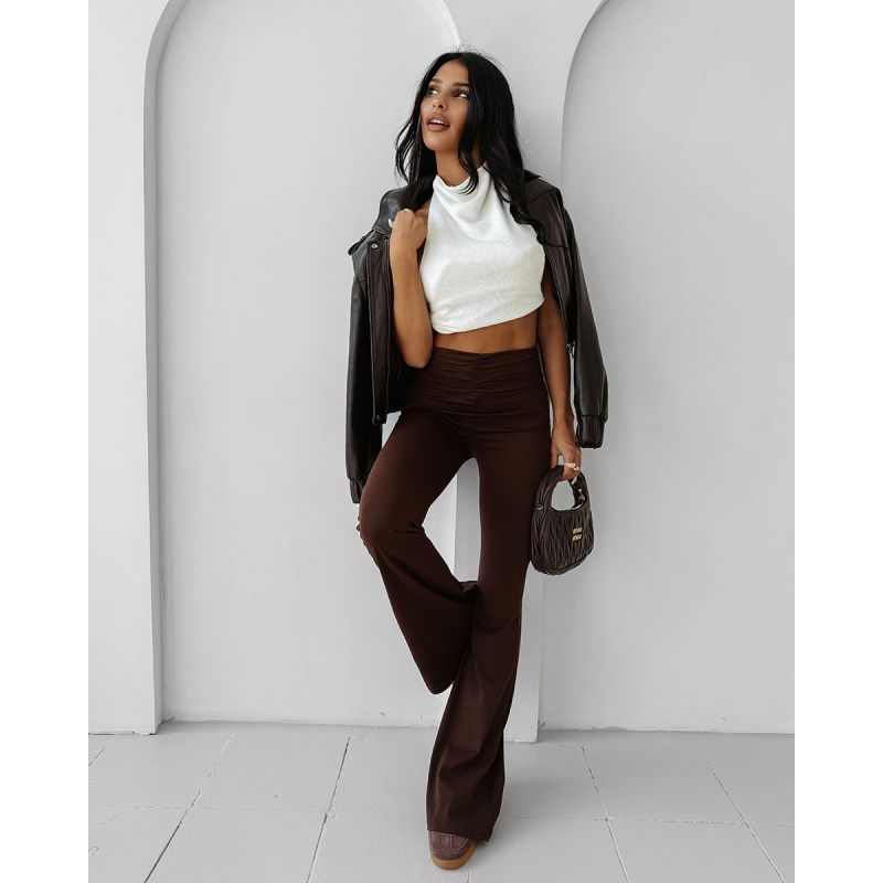 Legginsy OLAVOGA SPICED HONEY 2025 brown - FashionPlace - 1