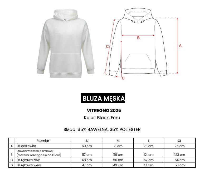Bluza męska OLAVOGA VITREGNO 2025 ecru