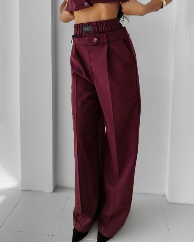 Komplet damski OLAVOGA MAJESTY 2025 burgund - FashionPlace - 3