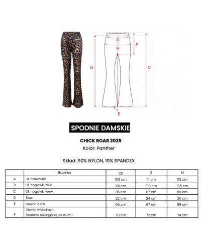 Spodnie damskie OLAVOGA CHICK ROAR 2025 pantera - FashionPlace - 6