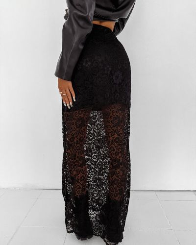 Spódnica damska OLAVOGA NOIR GRACE 2025 czerń - FashionPlace - 2
