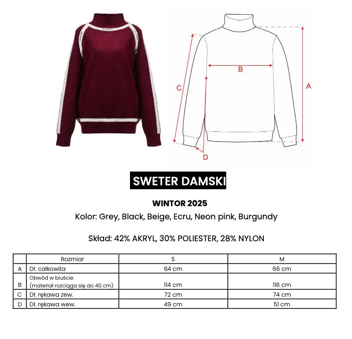 Sweter damski OLAVOGA WINTOR 2025 beż