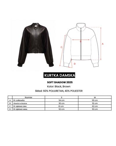 Kurtka damska OLAVOGA SOFT SHADOW 2025 czerń - FashionPlace - 5