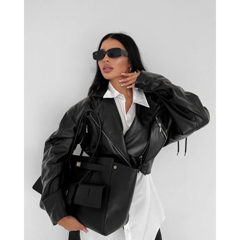 Kurtka damska OLAVOGA RAVEN EDGE 2025 czerń - FashionPlace - 1