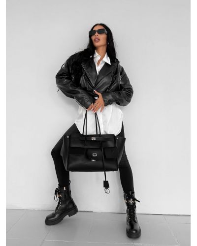 Kurtka damska OLAVOGA RAVEN EDGE 2025 czerń - FashionPlace - 3