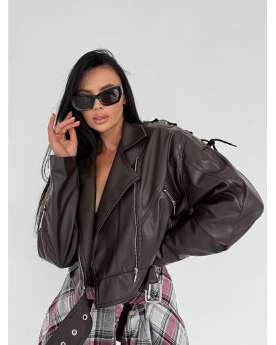 Kurtka damska OLAVOGA RAVEN EDGE 2025 brąz - FashionPlace - 2
