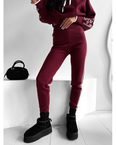 Komplet damski OLAVOGA LAROSE 2025 burgund - FashionPlace - 8