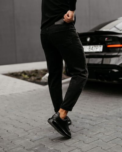 Spodnie męskie OLAVOGA RAVIS 2025 czerń - FashionPlace - 2