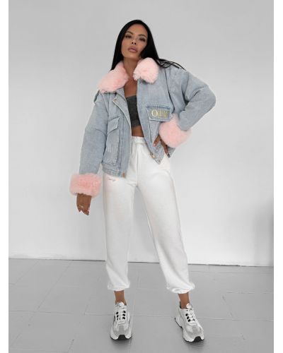 Spodnie damskie OLAVOGA DEWDROP 2025 ecru - FashionPlace - 2