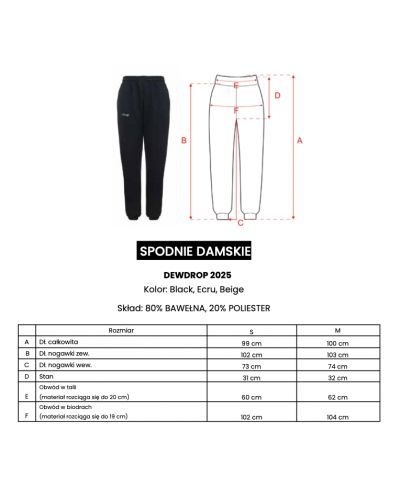 Spodnie damskie OLAVOGA DEWDROP 2025 beż - FashionPlace - 5