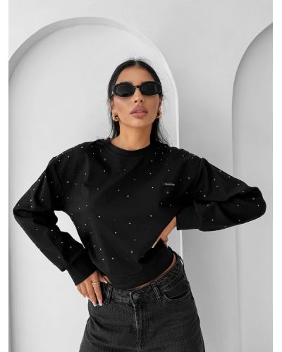 Bluza damska OLAVOGA RHAELLA 2025 czerń - FashionPlace - 3
