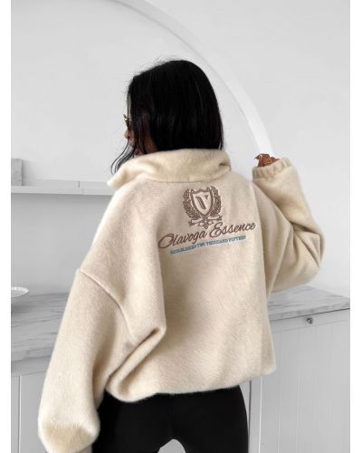 Bluza damska OLAVOGA OATWOOD 2025 ecru - FashionPlace - 3