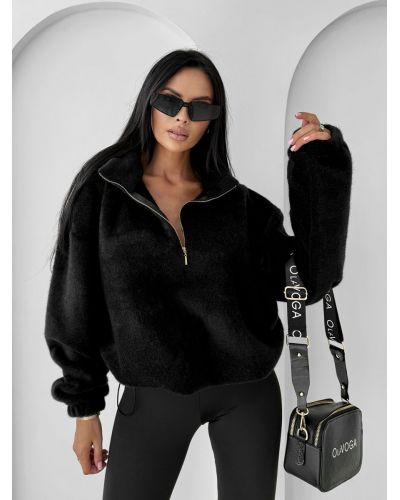 Bluza damska OLAVOGA OATWOOD 2025 czerń - FashionPlace - 1