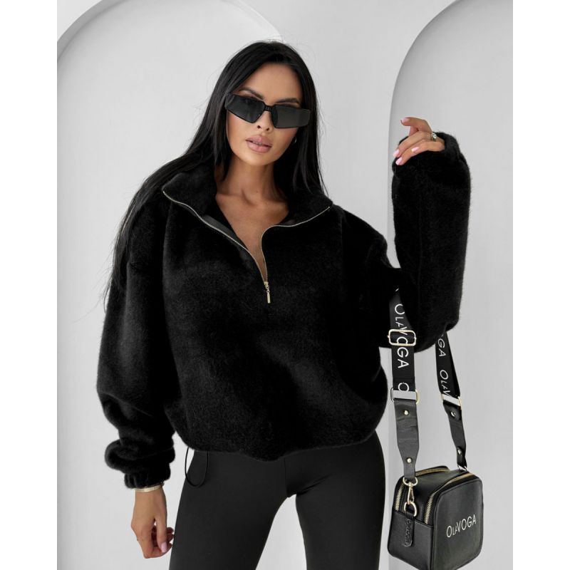 Bluza damska OLAVOGA OATWOOD 2025 czerń - FashionPlace - 6