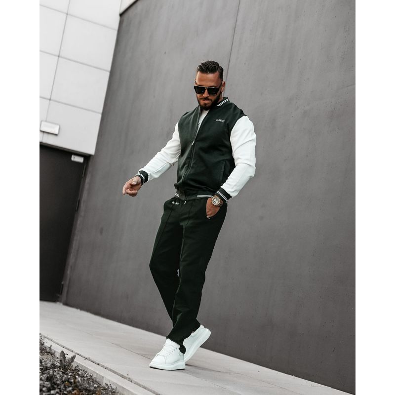 Komplet męski OLAVOGA RAYCUON 2025 khaki - FashionPlace - 1