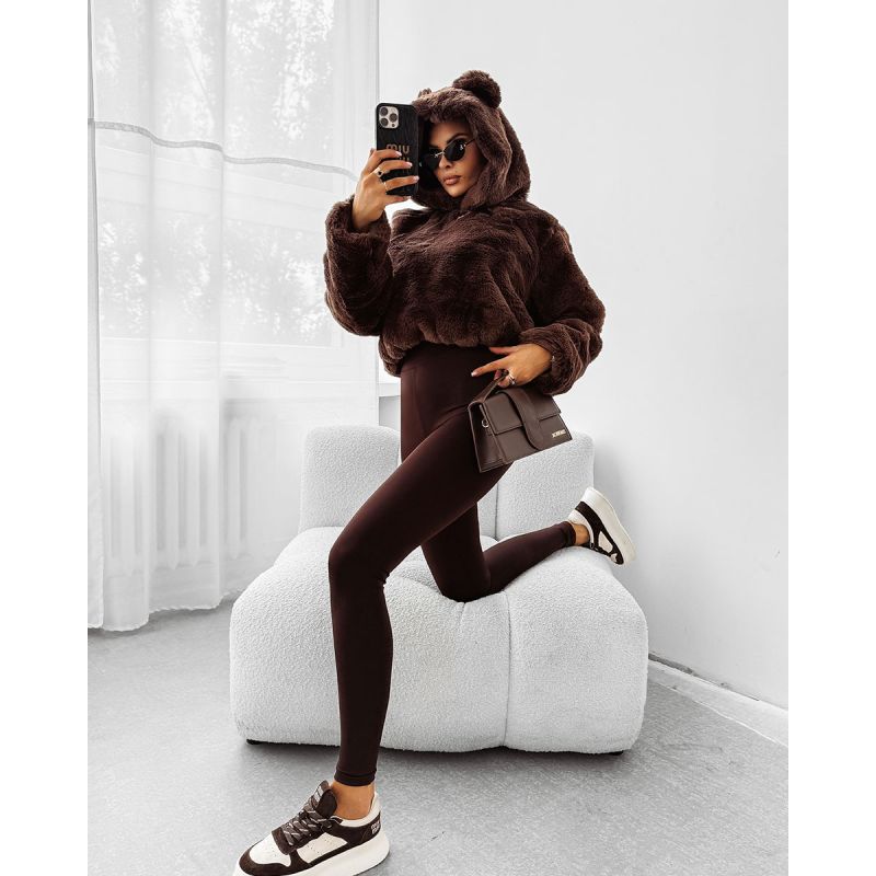 Bluza damska OLAVOGA ELIOLIE 2025 brąz - FashionPlace - 1