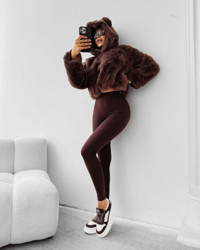 Bluza damska OLAVOGA ELIOLIE 2025 brąz - FashionPlace - 2