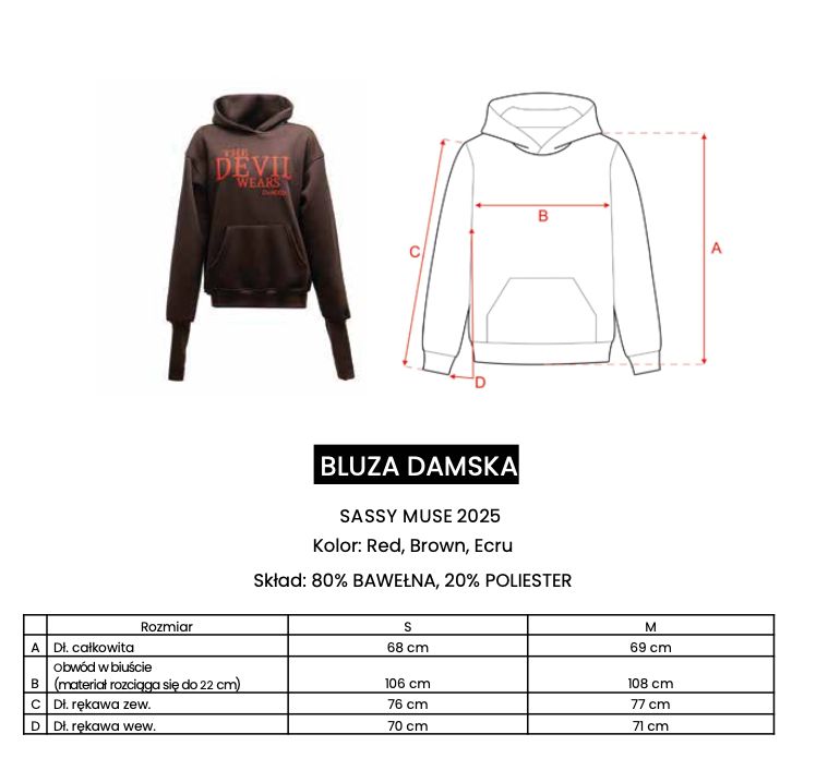 Bluza damska OLAVOGA SASSY MUSE 2025 brąz