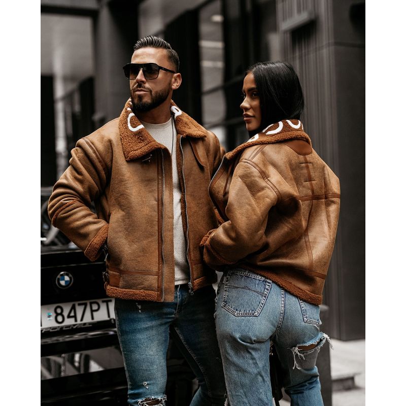Kurtka męska OLAVOGA LENNOX MEN 2025 camel - FashionPlace - 1