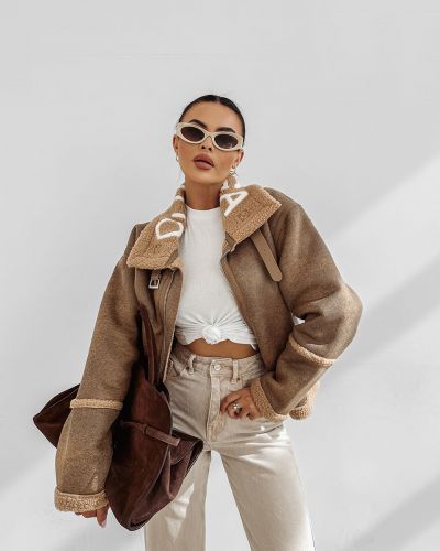 Kurtka damska OLAVOGA LENNOX 2025 beż - FashionPlace - 3