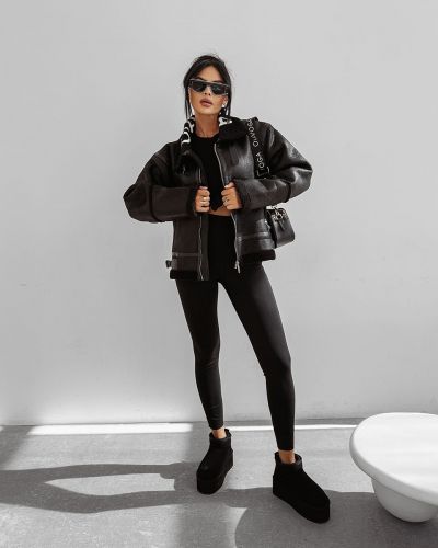 Kurtka damska OLAVOGA LENNOX 2025 czerń - FashionPlace - 1