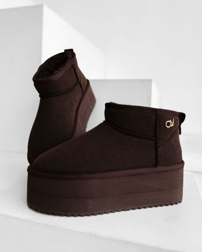 Buty damskie OLAVOGA MISTY 2025 brąz - FashionPlace - 1