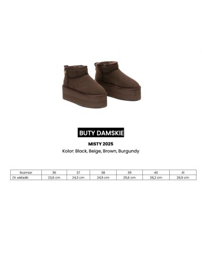 Buty damskie OLAVOGA MISTY 2025 beż - FashionPlace - 4