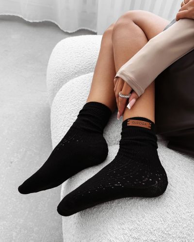 Skarpetki damskie OLAVOGA TOLEDO 2025 czerń - FashionPlace - 1