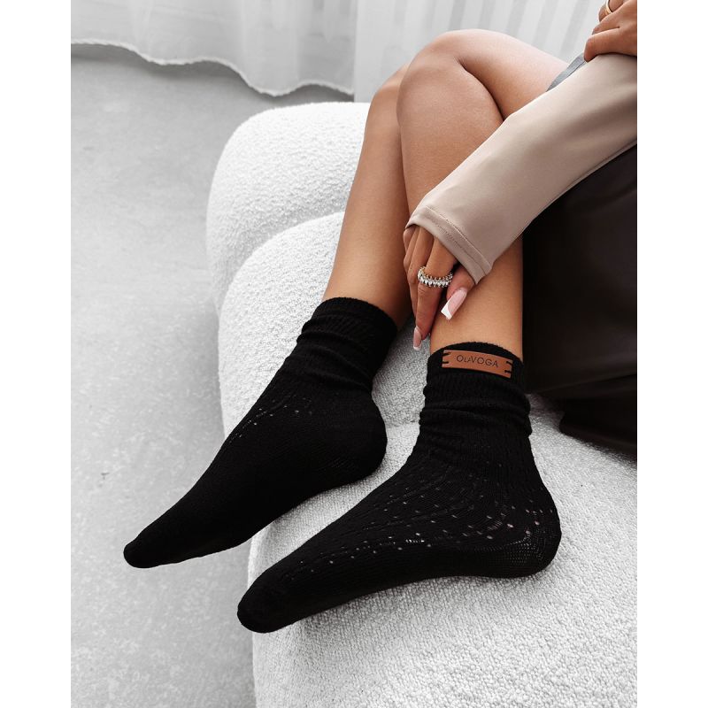 Skarpetki damskie OLAVOGA TOLEDO 2025 czerń - FashionPlace - 1