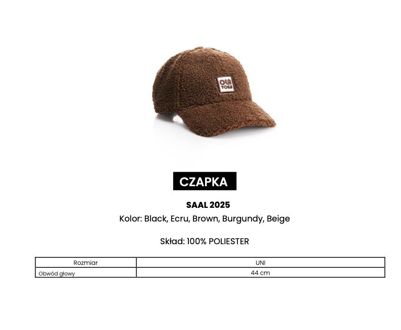 Czapka damska OLAVOGA SAAL 2025 beż