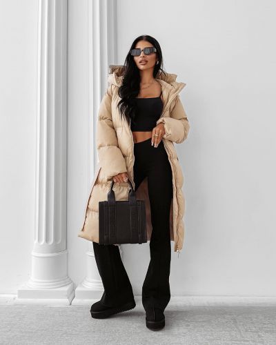 Kurtka damska OLAVOGA SIING 2025 beż - FashionPlace - 1