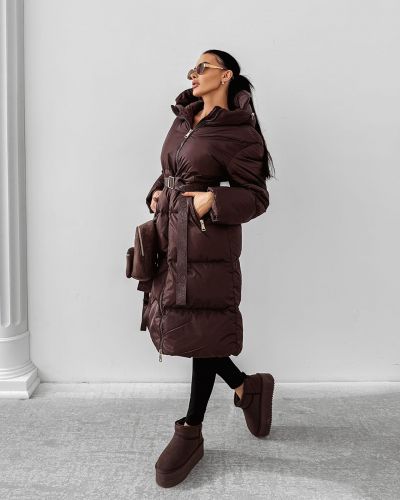 Kurtka damska OLAVOGA SIING 2025 brąz - FashionPlace - 1