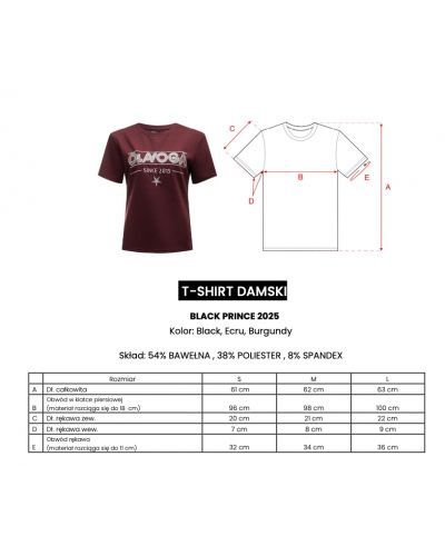 T-shirt damski OLAVOGA BLACK PRINCE 2025 ecru - FashionPlace - 4