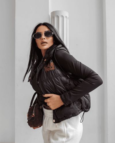 Kurtka damska OLAVOGA VIROON 2025 czerń - FashionPlace - 2