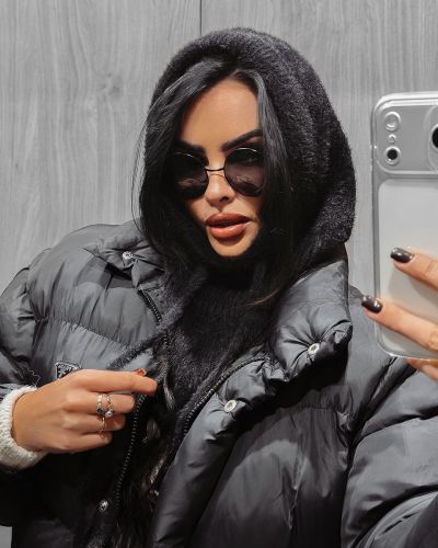 Balaklava damska OLAVOGA SABINA 2025 czerń - FashionPlace - 2