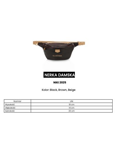 Nerka damska OLAVOGA NIKI 2025 czerń - FashionPlace - 4