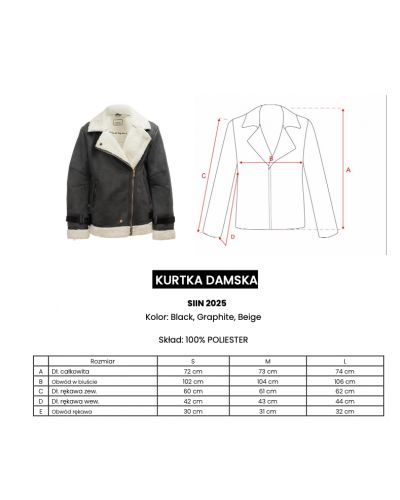 Kurtka damska OLAVOGA SIIN 2025 beż - FashionPlace - 5