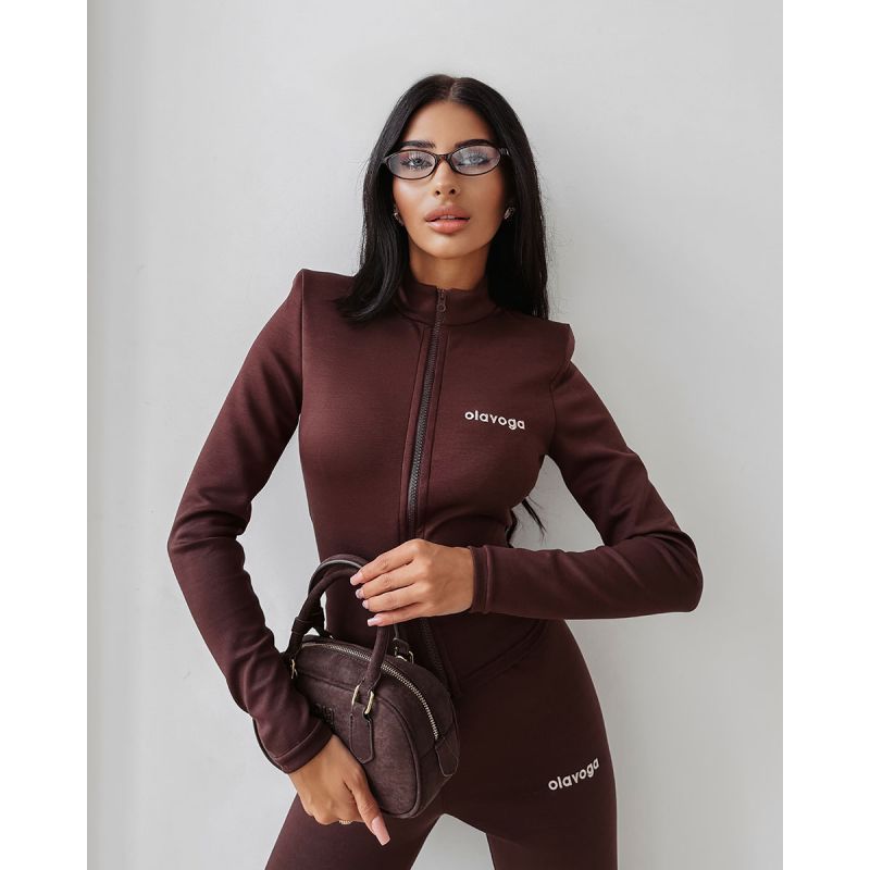 Komplet damski OLAVOGA MOCHA DESERT 2025 brąz - FashionPlace - 1