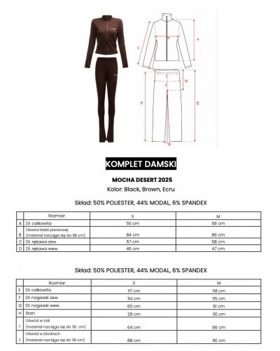 Komplet damski OLAVOGA MOCHA DESERT 2025 brąz - FashionPlace - 6